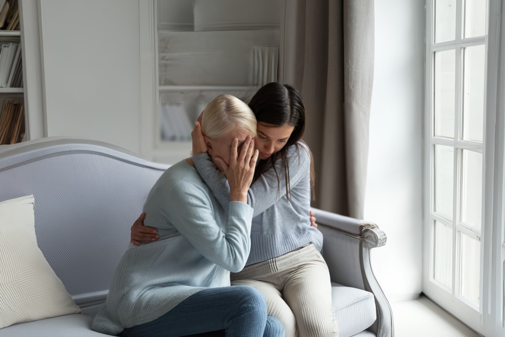 Women Grieving Wrongful Death Case Personal Injury